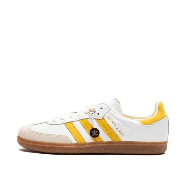 Adidas Samba OG Sporty & Rich White Bold Gold - Image 4