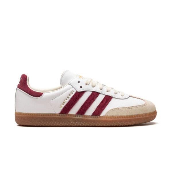 Adidas Samba OG Sporty & Rich White Core Burgundy