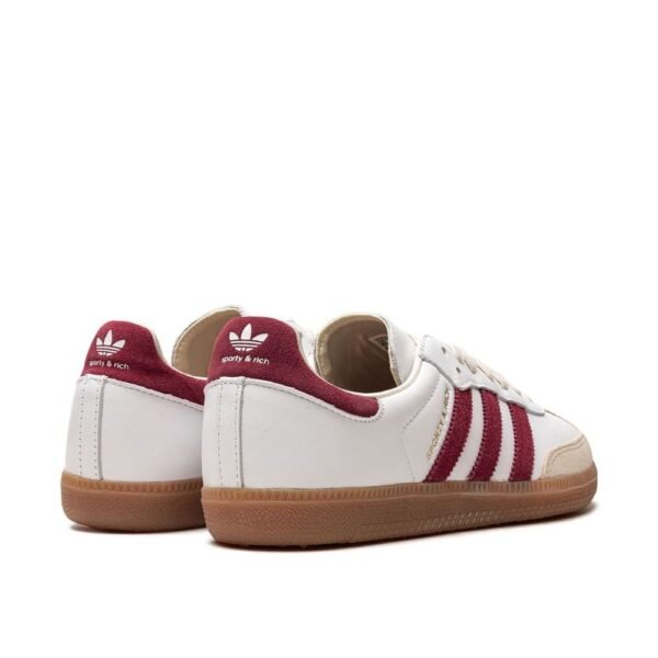 Adidas Samba OG Sporty & Rich White Core Burgundy - Image 3