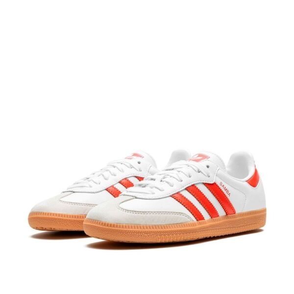 Adidas Samba OG White Solar Red - Image 3