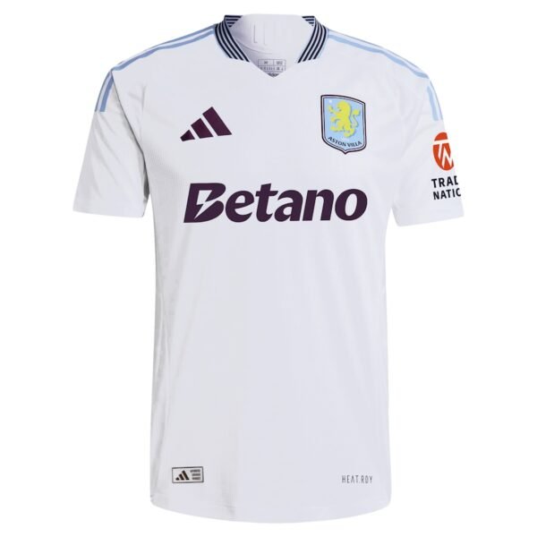 Aston Villa adidas Away Authentic Shirt 2024-25