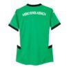 Borussia Mönchengladbach Away Jersey 24/25 features a green back with Mönchengladbach in white, black-trimmed sleeves and collar, and small white Puma logos on the shoulders.