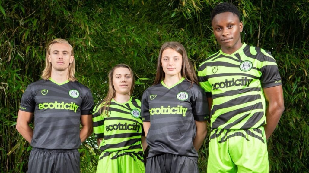 Black and Green Football Kits img