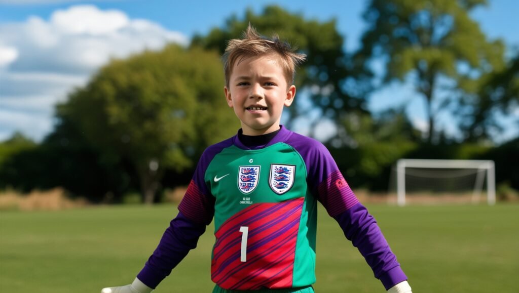 england goalkeeper kit junior img 3