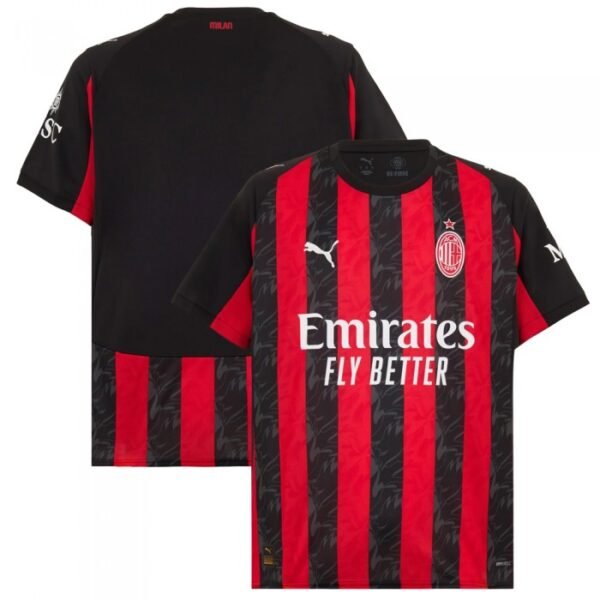 AC Milan Soccer Jersey fan version 25 26 home front & back