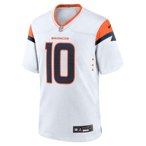 bo nix jersey white front