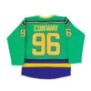 Green Mighty Ducks Jersey back