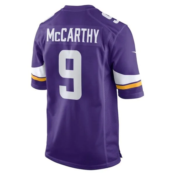 JJ McCarthy Jersey purple back
