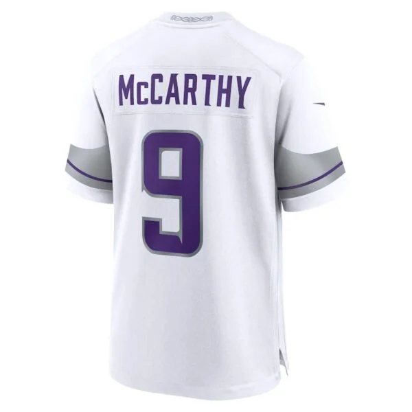 JJ McCarthy Jersey white back