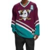 mighty ducks purple hockey jersey