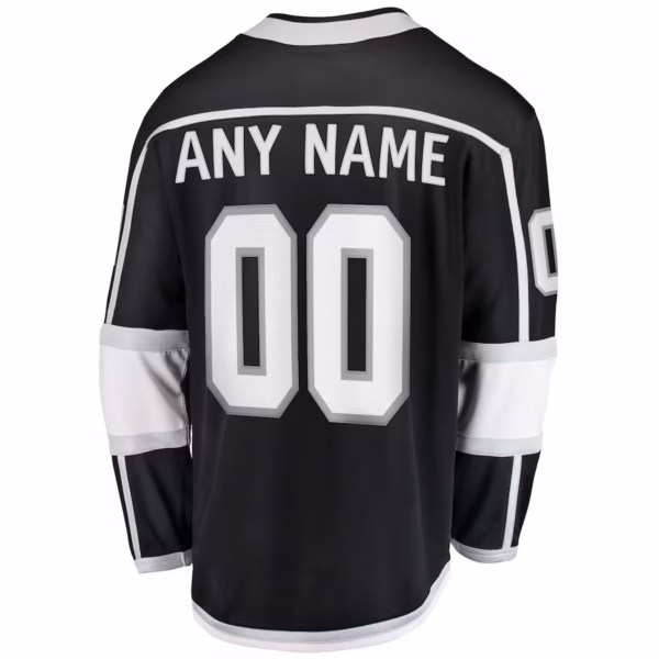 la kings hockey jersey black