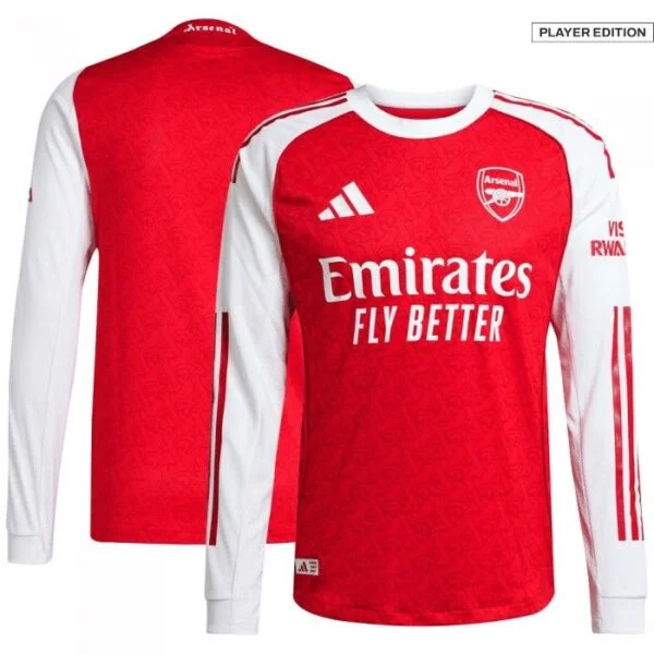 Arsenal 2526 home jersey front & back