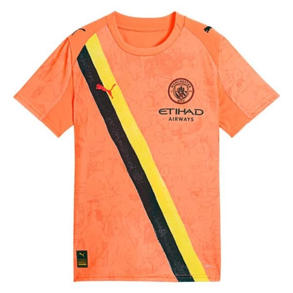 New Man City Jersey x Kidsuper Orange front