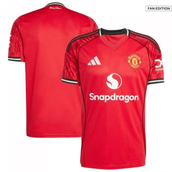 New Man United Home Kit 25-26 front & back