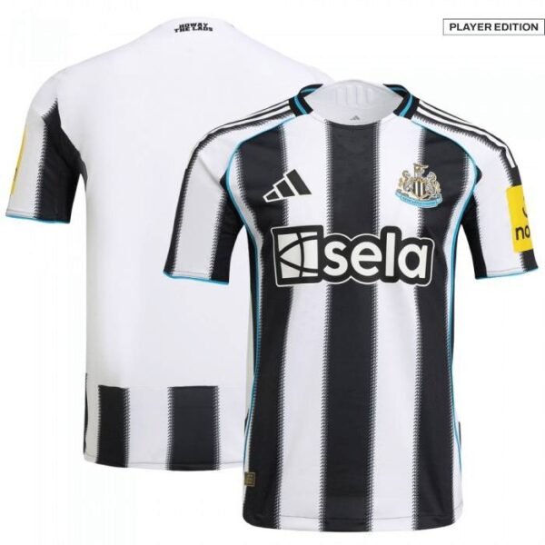 Newcastle jersey home 25-26 front & back