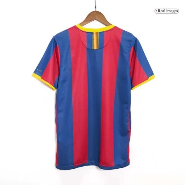barcelona home retro jersey 2010-11 back