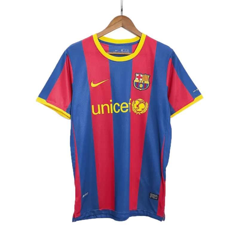barcelona home retro jersey 2010-11 front