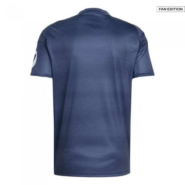 blue real madrid jersey back
