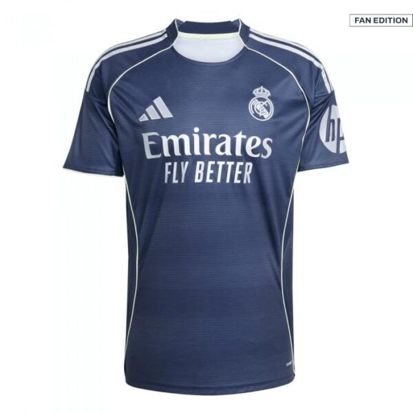 blue real madrid jersey front
