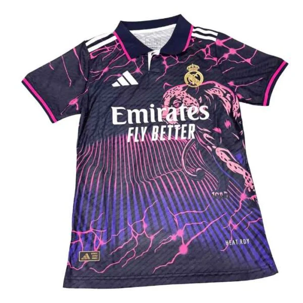 dragon design real madrid shirt purple front