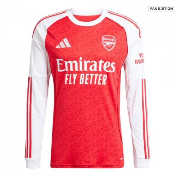 long sleeve Arsenal Red 25-26 front