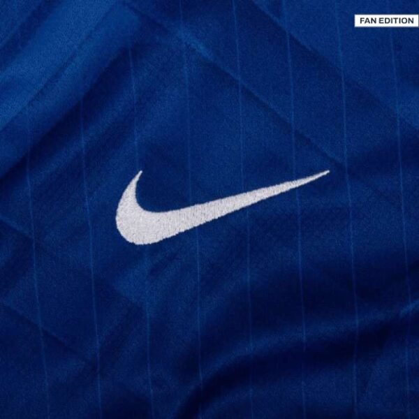 nike logo in Chelsea blue kit 25-26