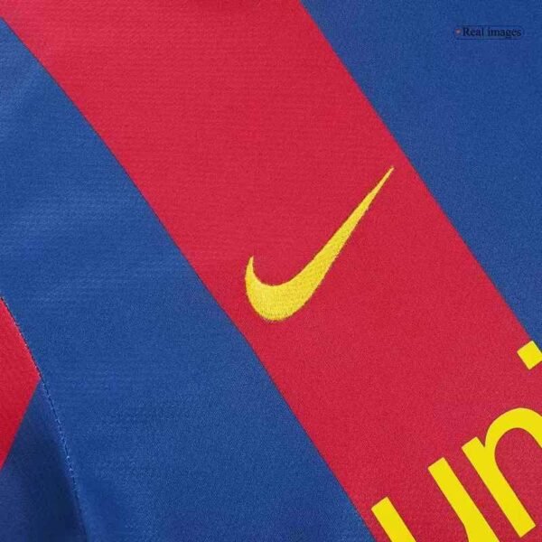 nike logo on Vintage Soccer Jersey Barcelona Home 2010 11