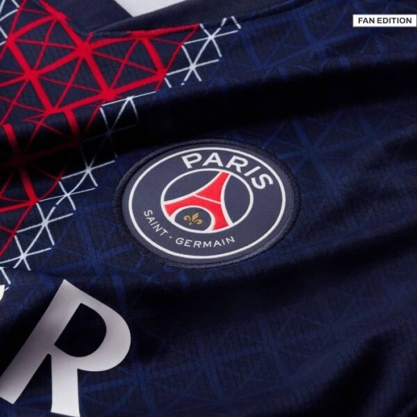 psg logo on psg kit blue