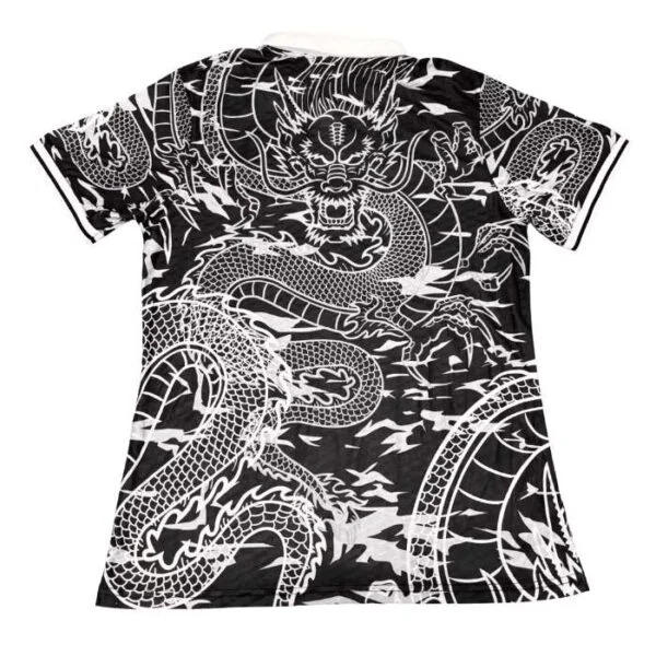 real madrid black dragon jersey back
