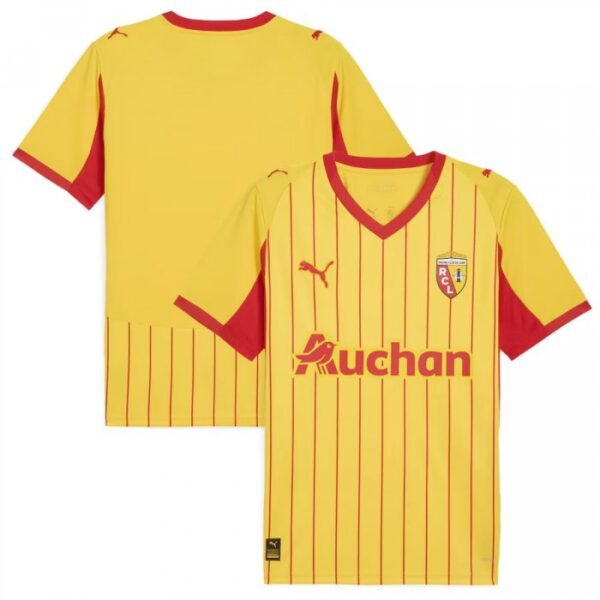 RC Lens jersey Home 25-26 front & back